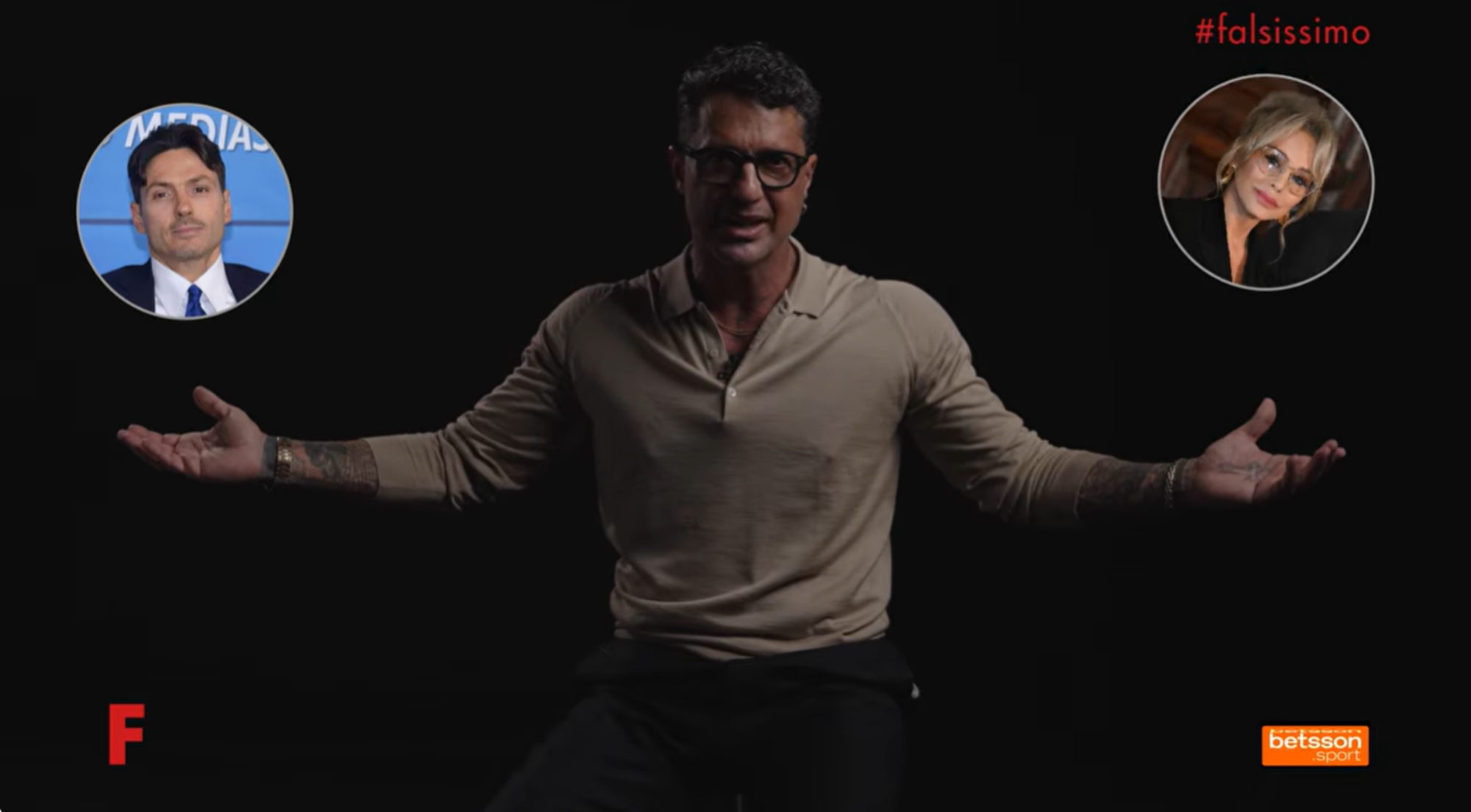 Fabrizio Corona puntata Falsissimo 6 aprile