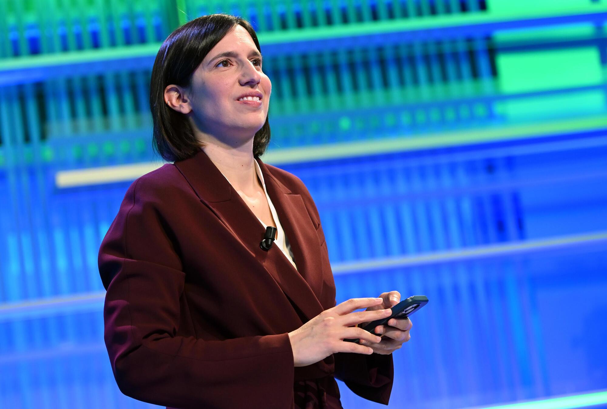 La segretaria del PD Elly Schlein