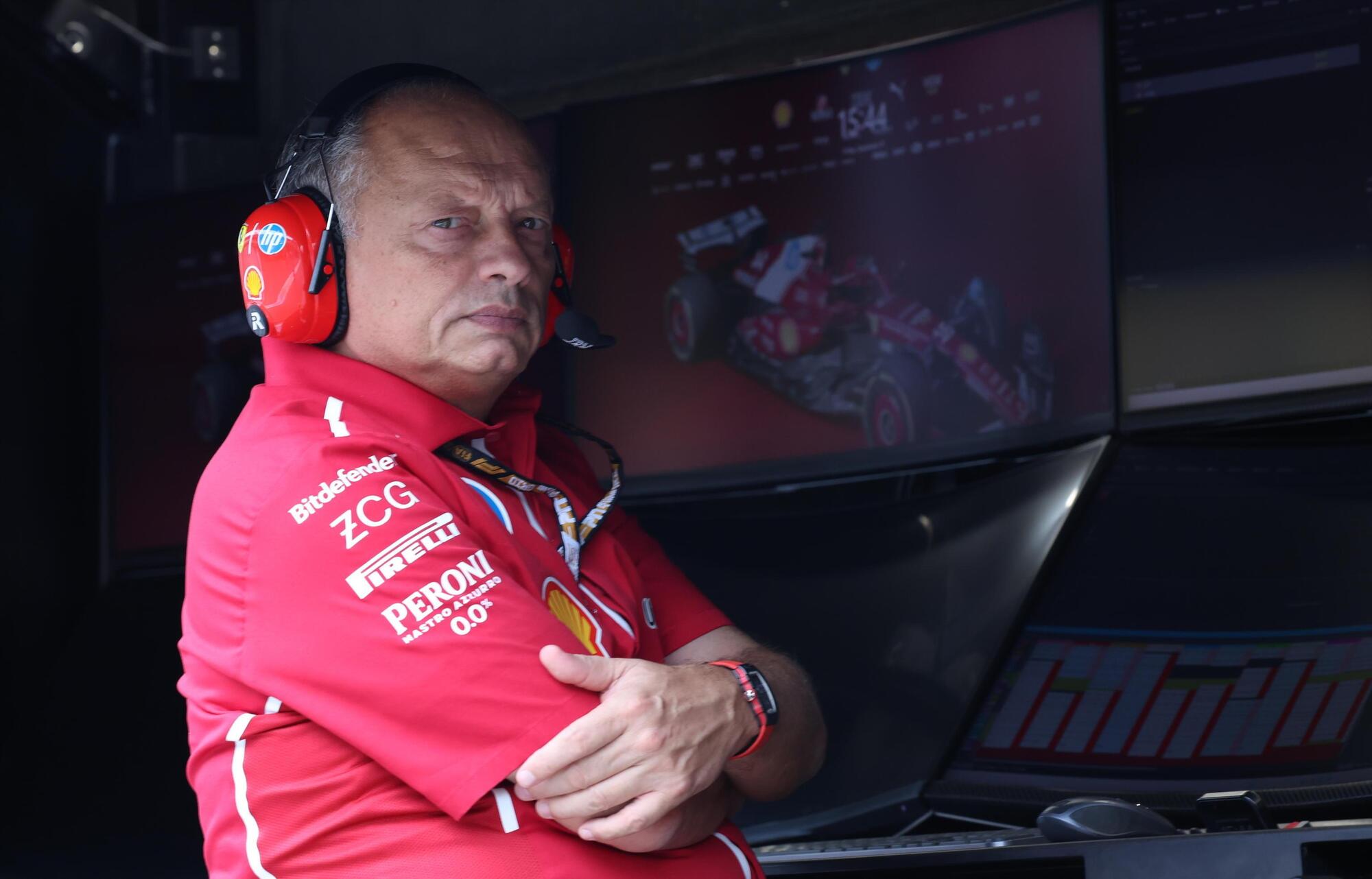 Frederic Vasseur, team principal Ferrari