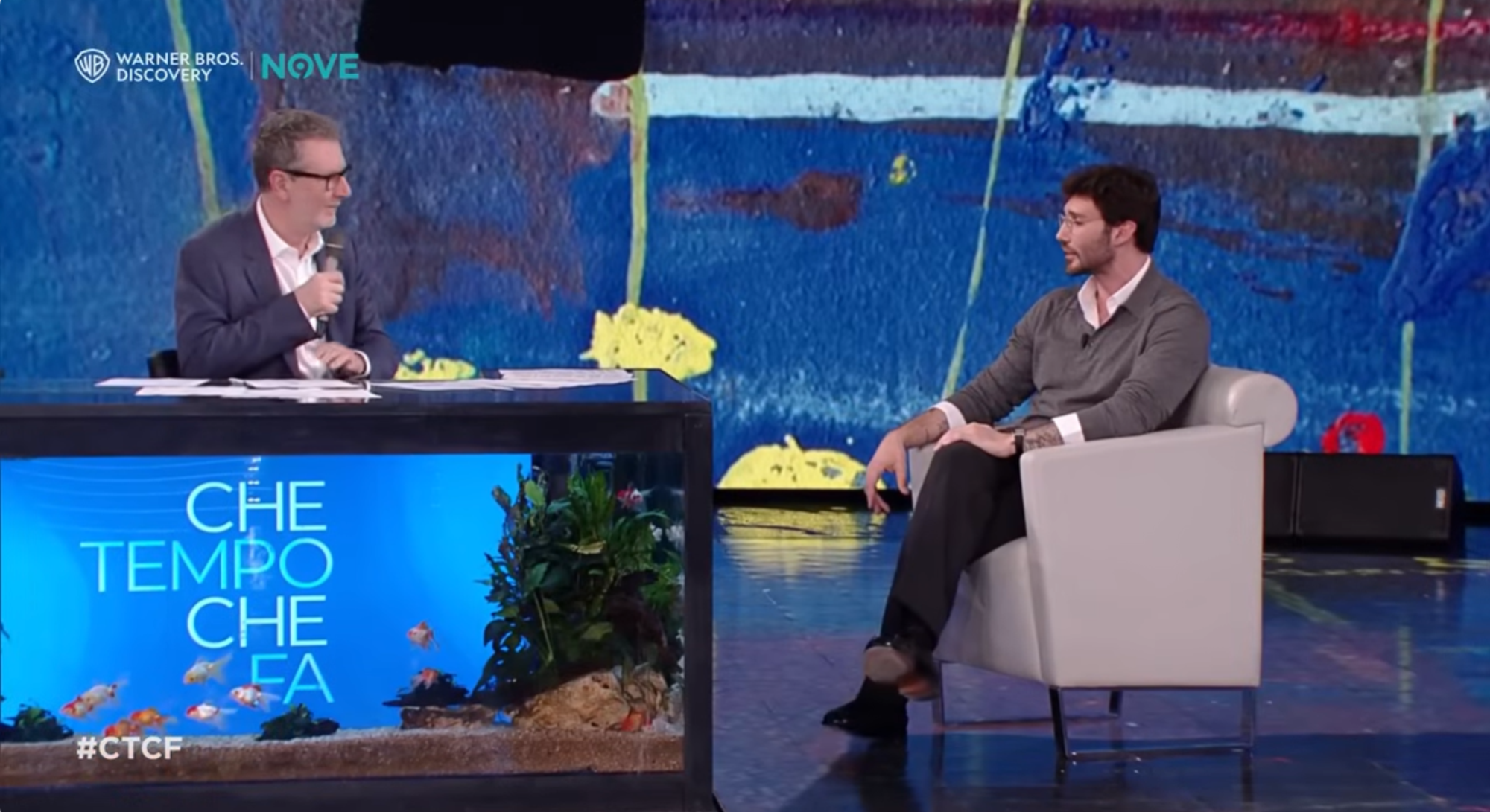 Fabio Fazio intervista Stefano De Martino