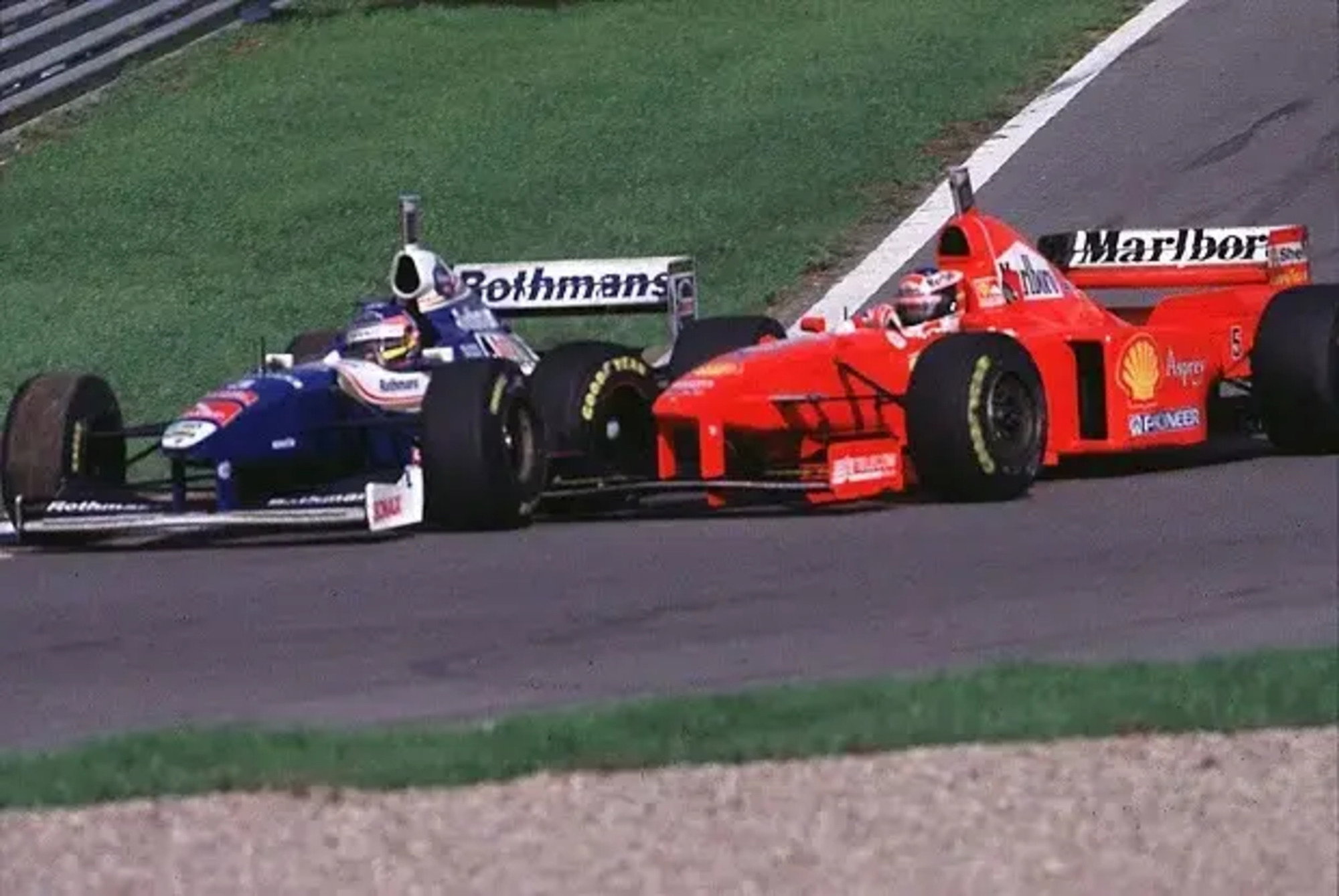 Schumacher Villeneuve Jerez 1997