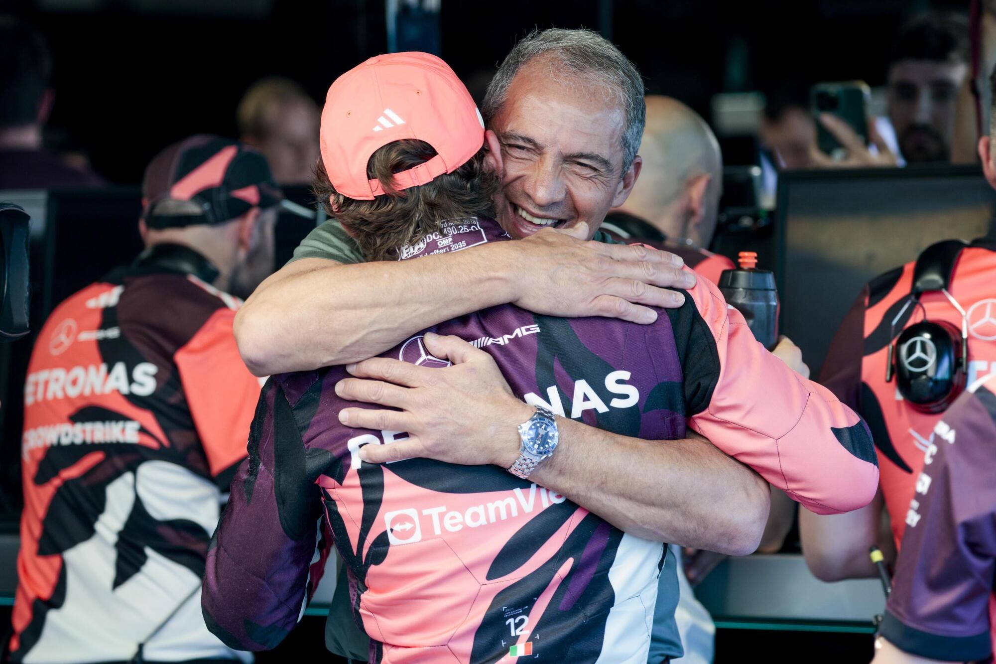 Kimi Antonelli Marco Antonelli Miami 2025