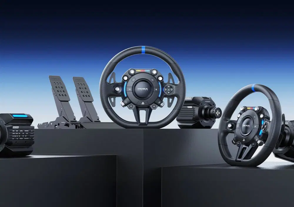 MOZA per Playstation 5: presenta al Tokyo Game Show i nuovi volanti per Gran Turismo