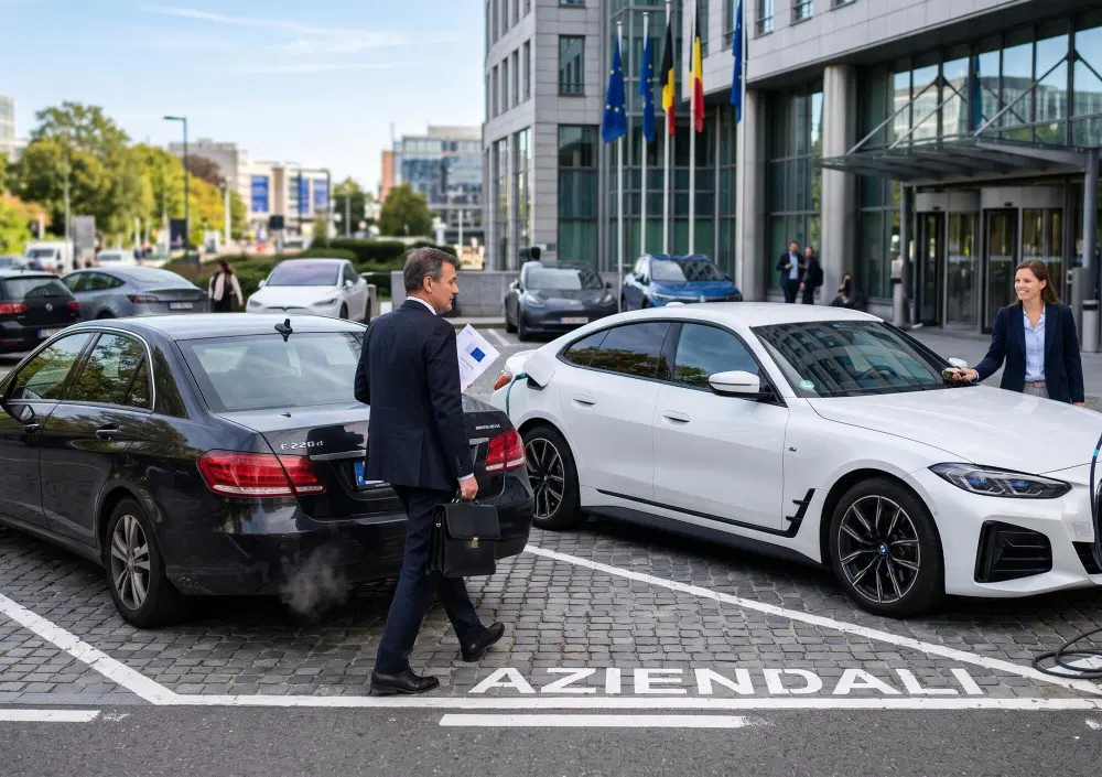 Auto aziendali, l’UE vuole cambiare l’IVA: cosa può succedere alle auto a benzina e diesel