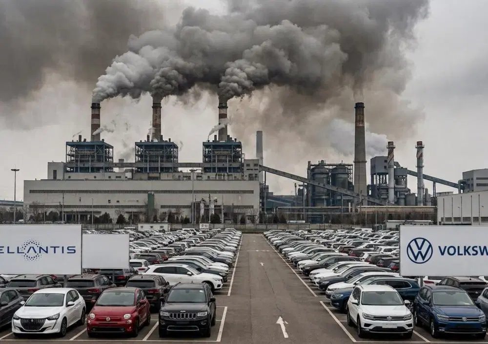 Auto europea sotto pressione: Stellantis e Volkswagen ristrutturano, mentre Cina, dazi e CO₂ pesano sui conti