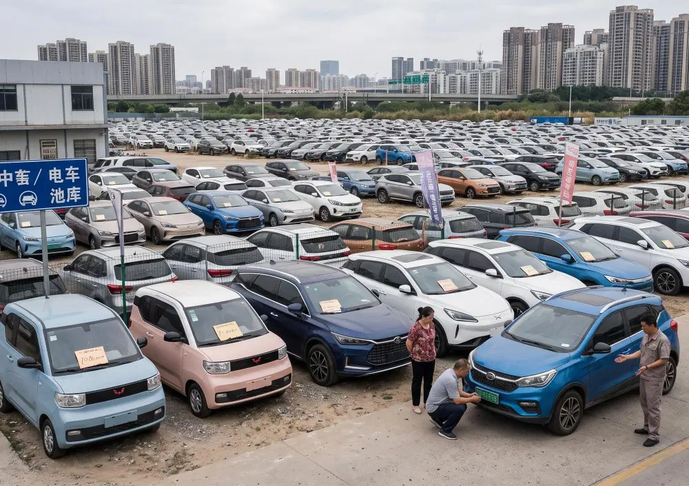 I dubbi sulla batteria e il valore a picco: in Cina c'è un problema con la vendita delle auto elettriche usate