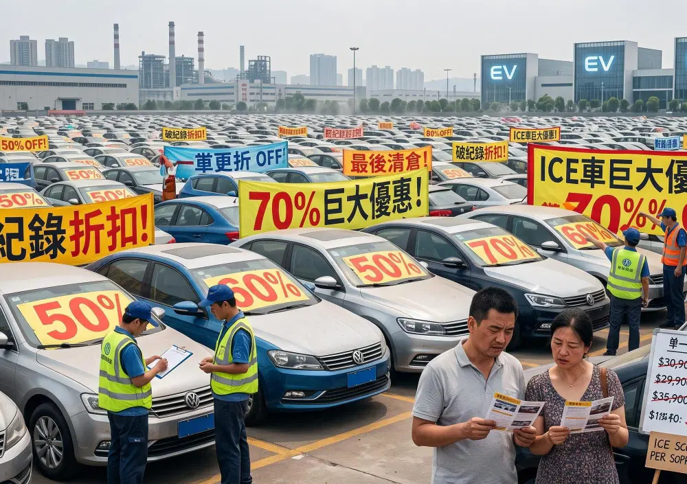 Sconti da record sulle auto a combustione interna: l'ultima trovata delle case automobilistiche straniere per restare a galla nel mercato cinese