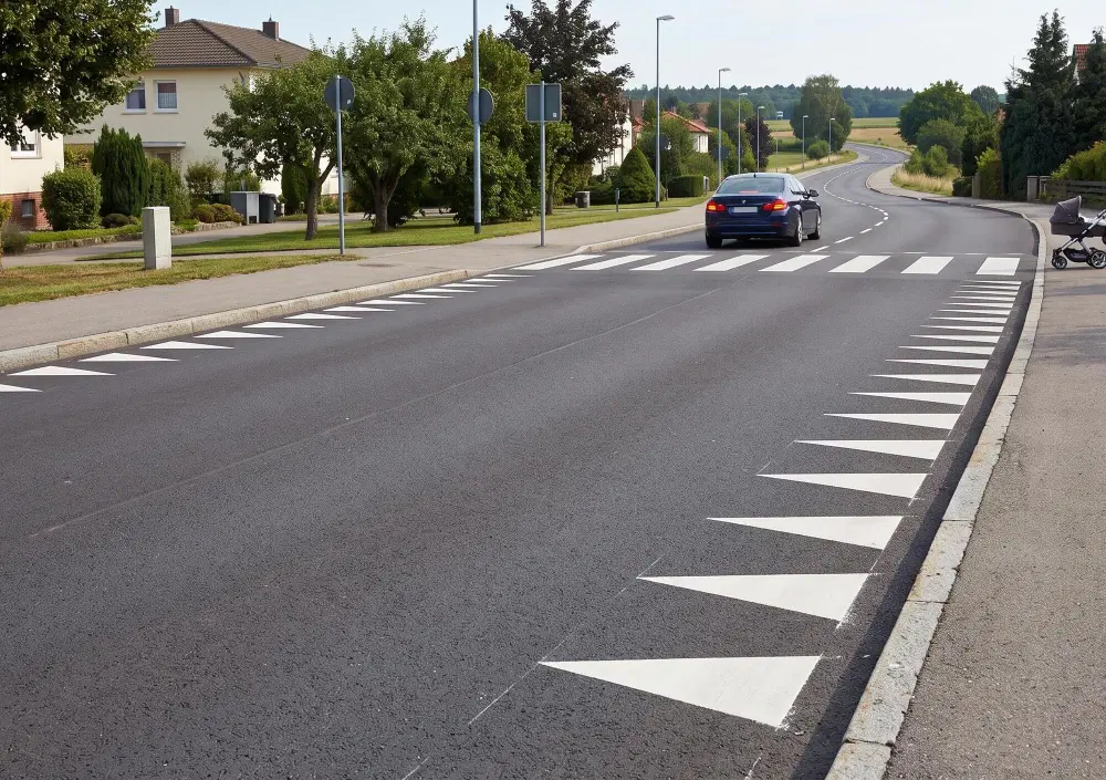 Addio ai dossi? I “denti di drago” fanno rallentare le auto: ecco come funzionano
